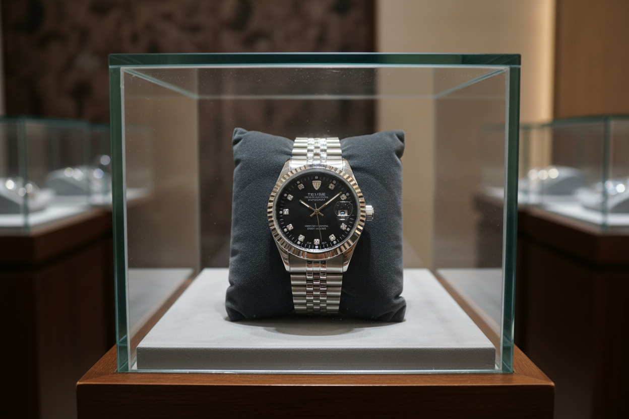 Detective Explosion Calendar Mens Watch Business Watch Mechanical Automatic Mechanical Watch Waterproof Sheet