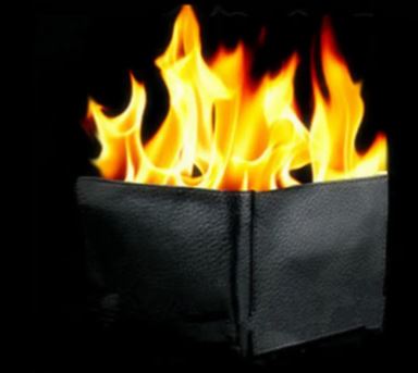 Magic Blaze Fire Wallet – Magician’s Flaming Trick Wallet