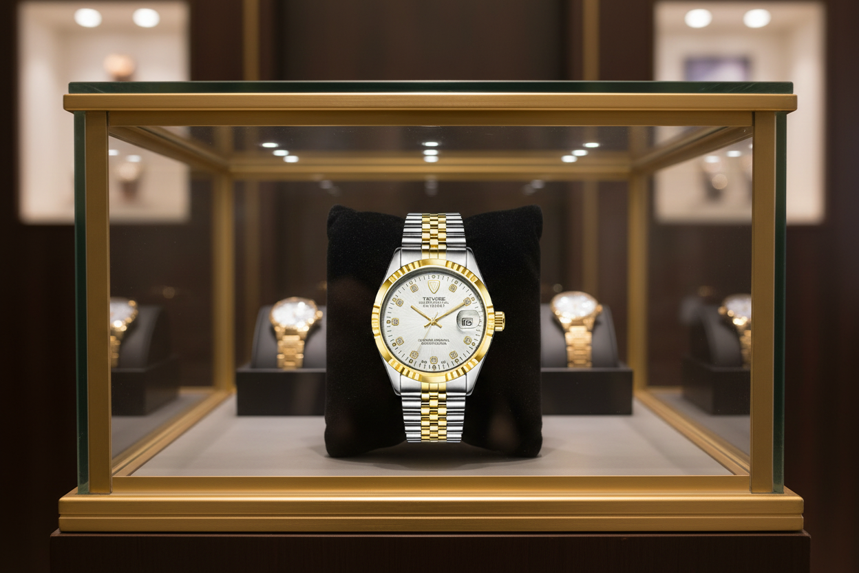 Detective Explosion Calendar Mens Watch Business Watch Mechanical Automatic Mechanical Watch Waterproof Sheet