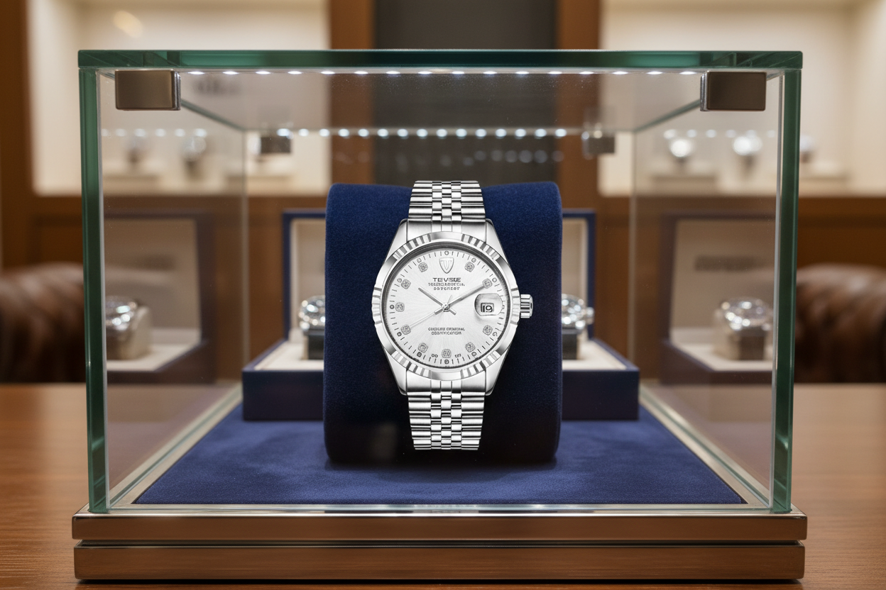 Detective Explosion Calendar Mens Watch Business Watch Mechanical Automatic Mechanical Watch Waterproof Sheet